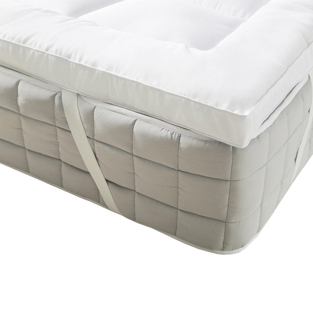 Royal 2 Inch Bamboo Filled Cotton Mattress Topper - Image 4