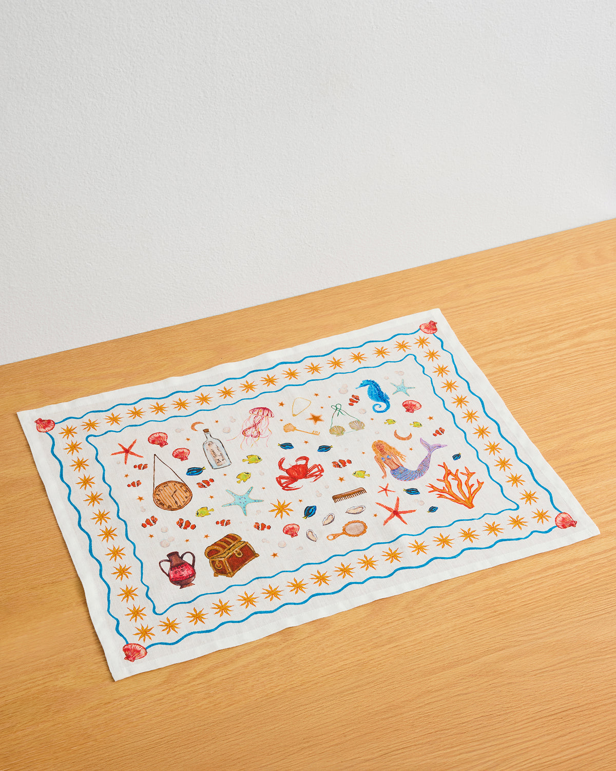 La Sirène 100% French Flax Linen Placemats (Set of Four) - Image 7