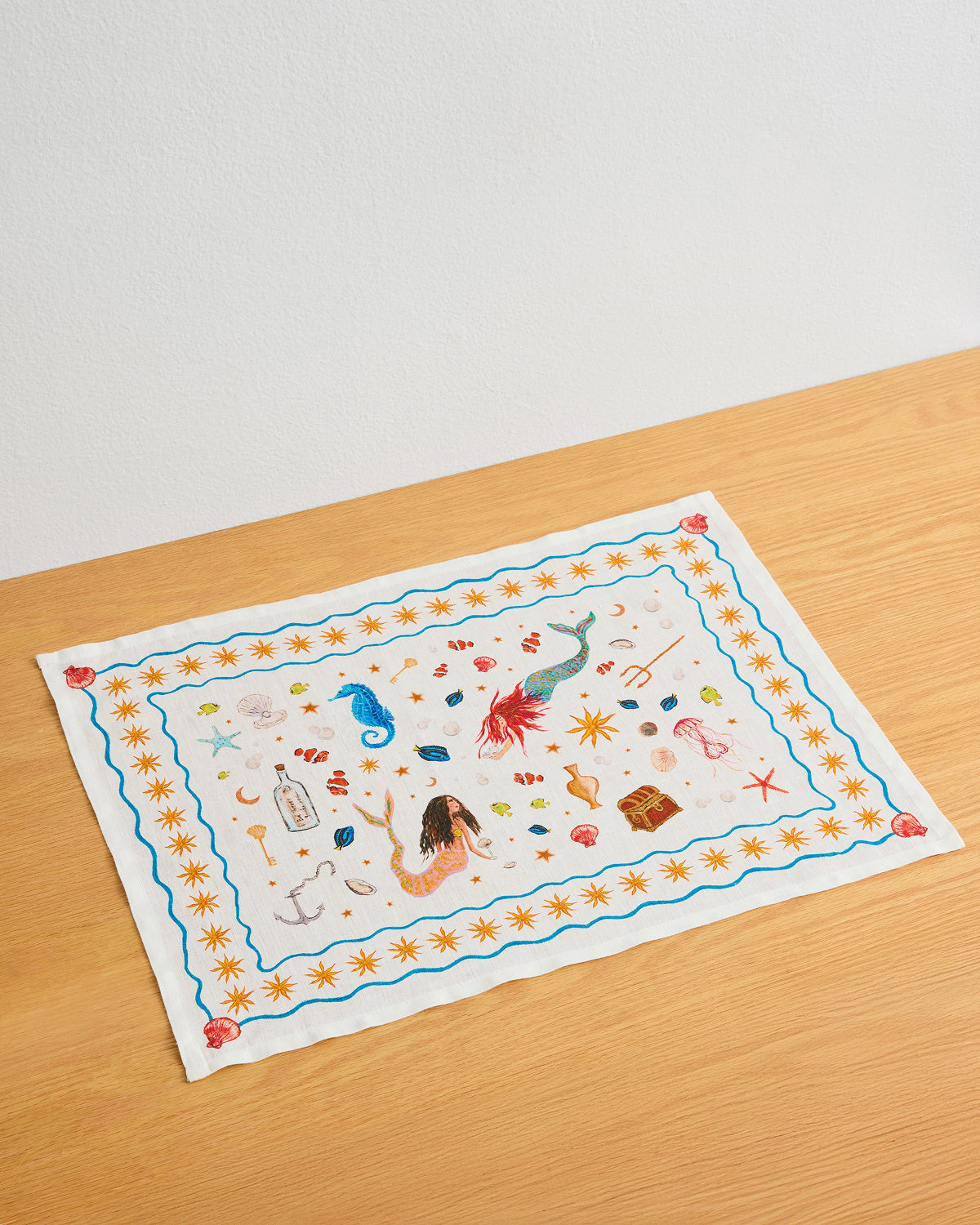 La Sirène 100% French Flax Linen Placemats (Set of Four) - Image 9