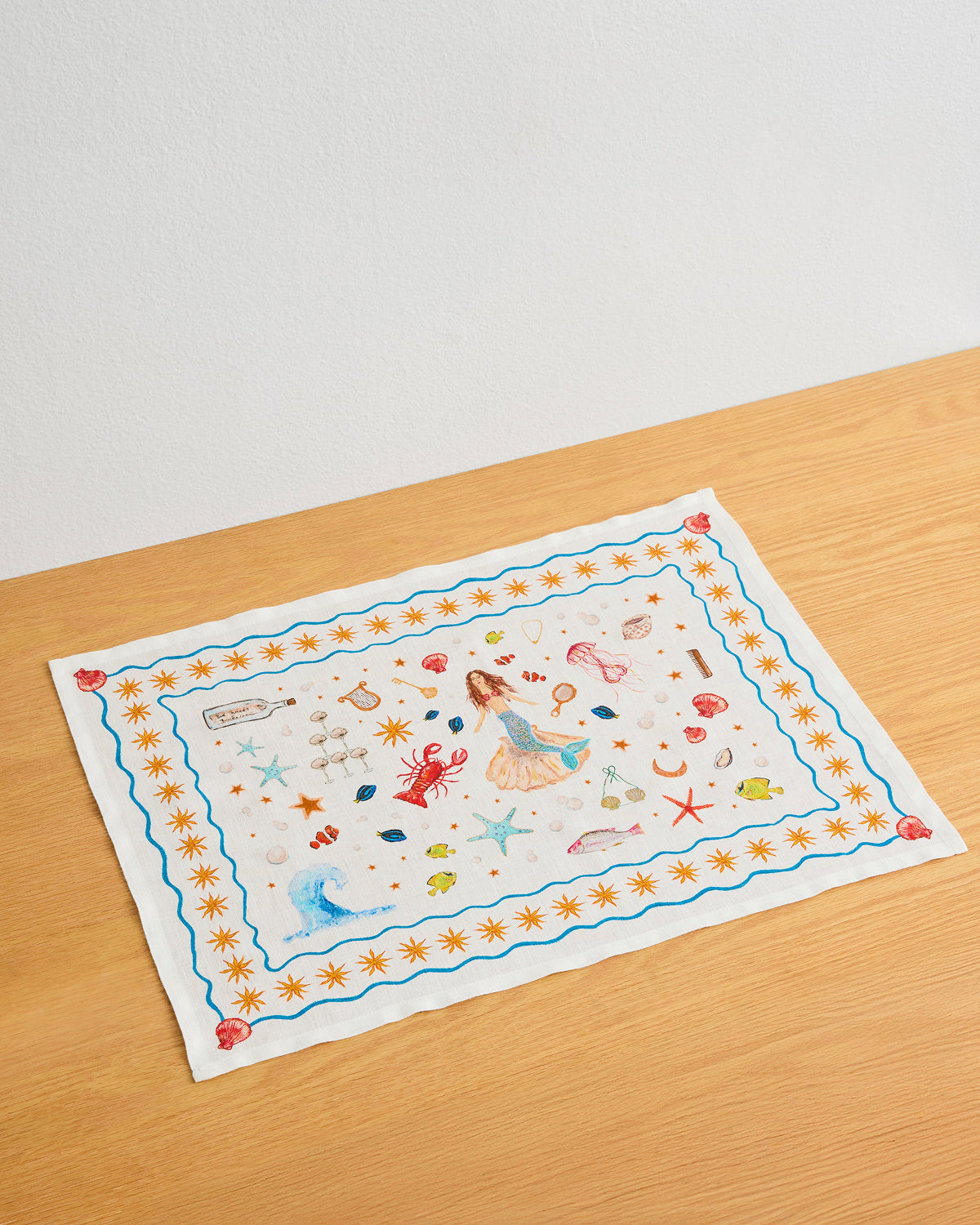 La Sirène 100% French Flax Linen Placemats (Set of Four) - Image 8