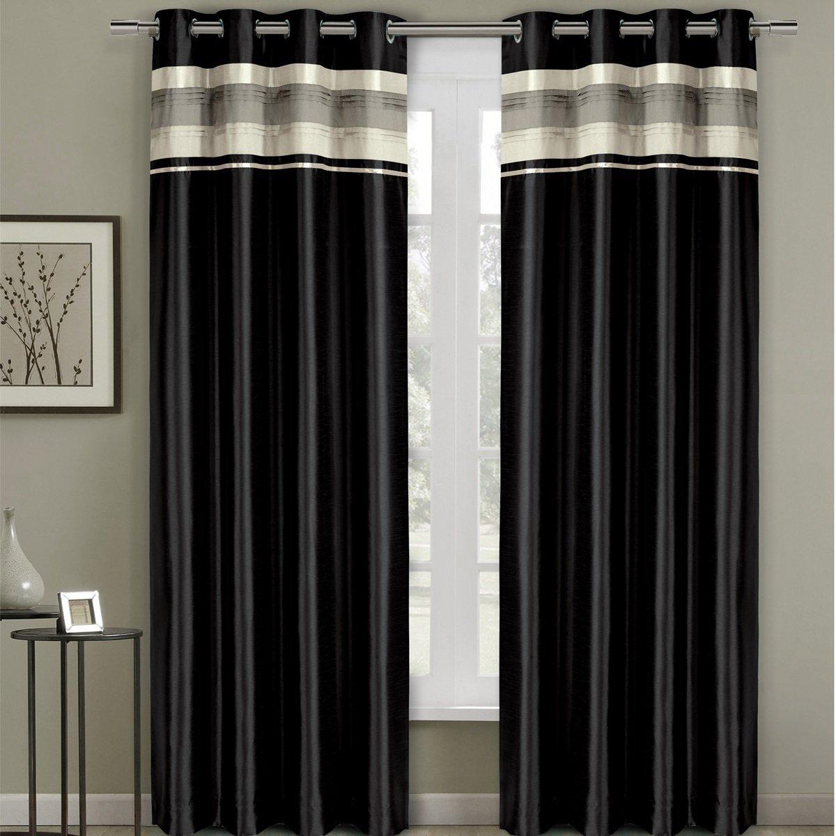 Milan Lined Blackout Curtains with Grommets Single Panel - Image 5