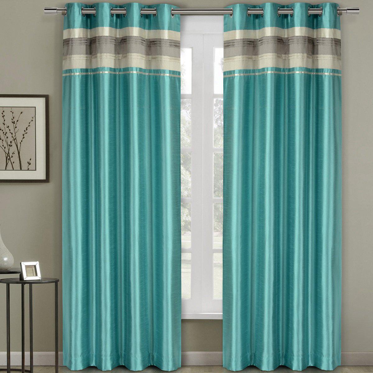 Milan Lined Blackout Curtains with Grommets Single Panel - Image 6