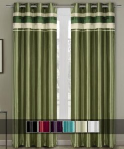 Milan Lined Blackout Curtains with Grommets Single Panel