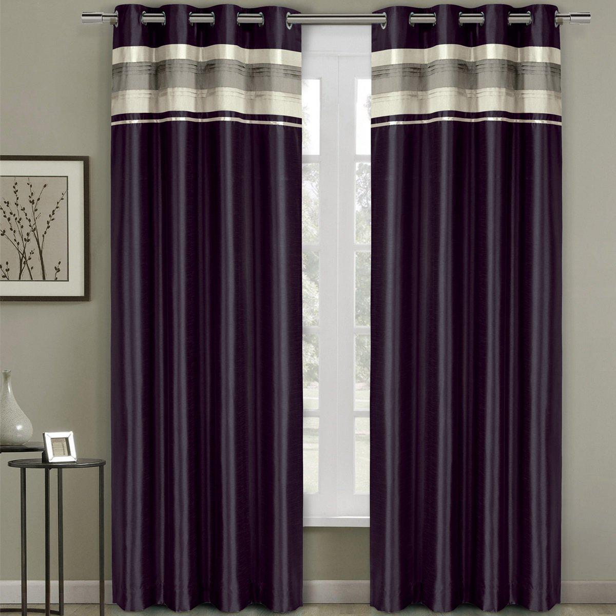 Milan Lined Blackout Curtains with Grommets Single Panel - Image 13