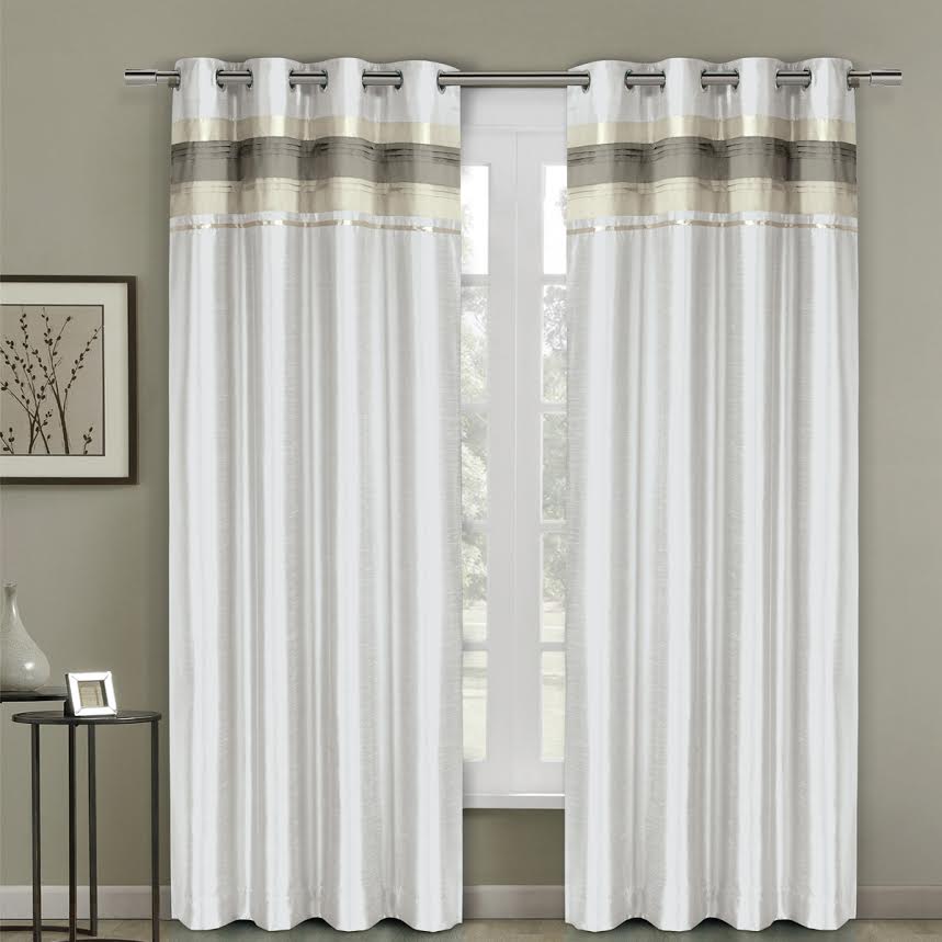 Milan Lined Blackout Curtains with Grommets Single Panel - Image 2