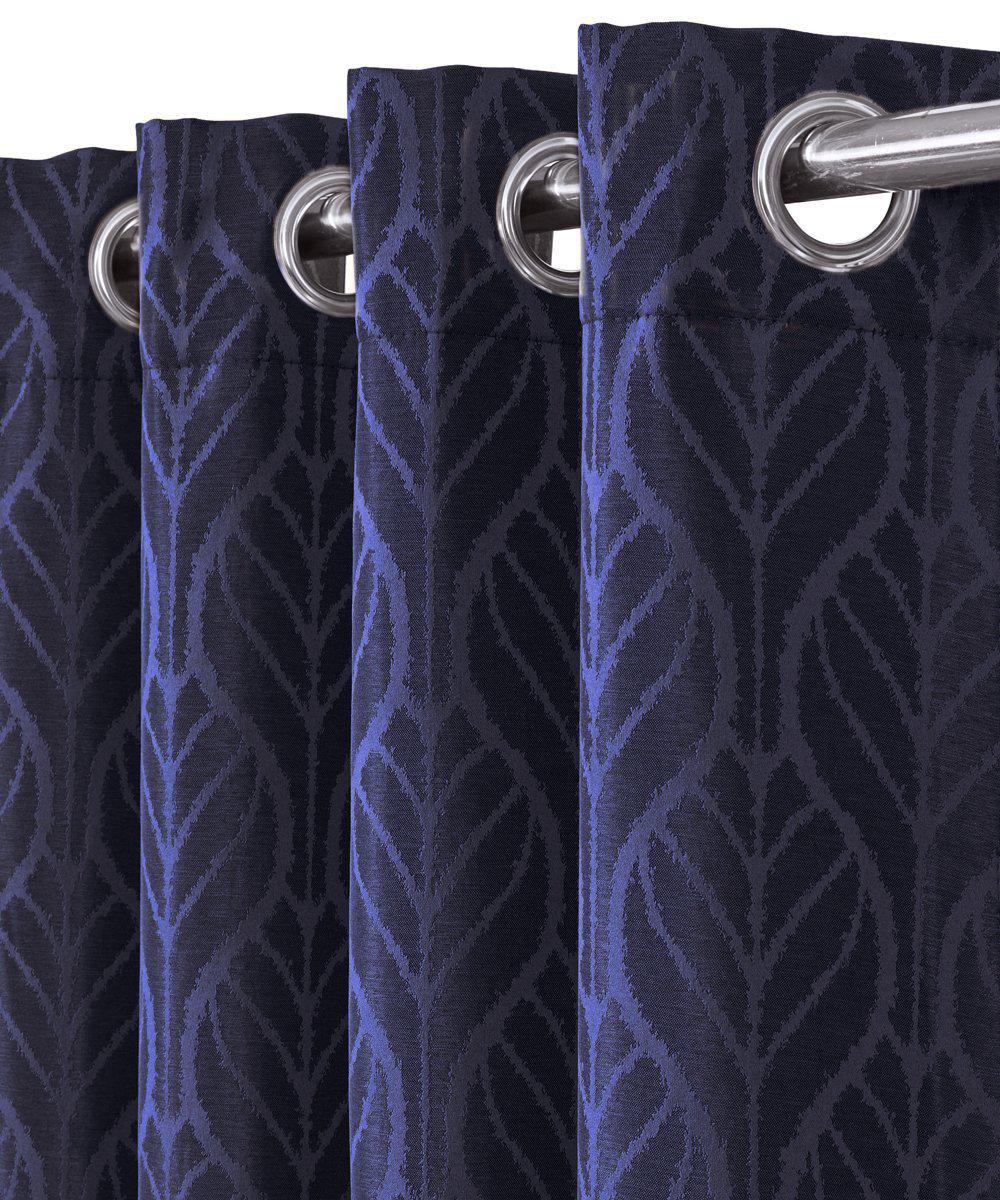 Pair Hilton Blackout Curtains Jacquard Thermal Insulated Set of 2 Panels - Image 18