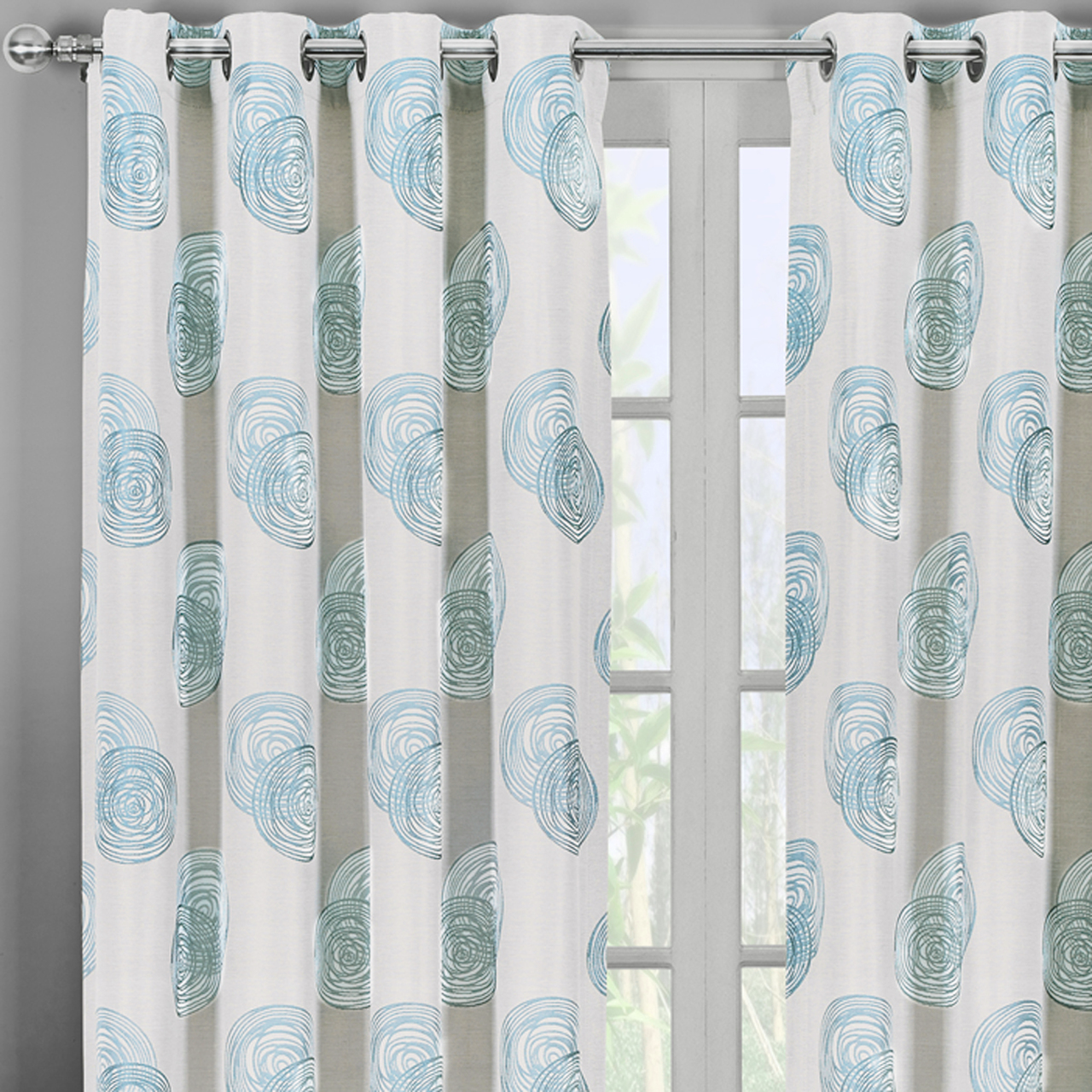 Lafayette Window Curtains Panels With Grommets ( Set of 2 Panels ) - Image 5