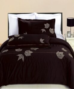 Newbury Embroidered 100% Cotton Multi-Piece Duvet Set (Full/Queen)