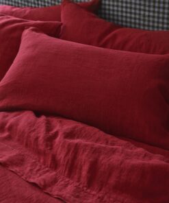 Rhubarb 100% Linen Pillowcase (Pair)