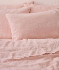 Rose Linen Blend Pillowcases (Pair)