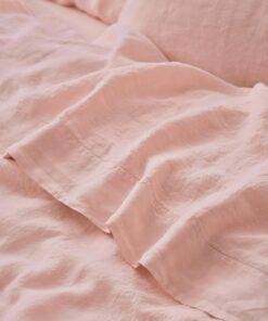 Rose 100% Linen Flat Sheet