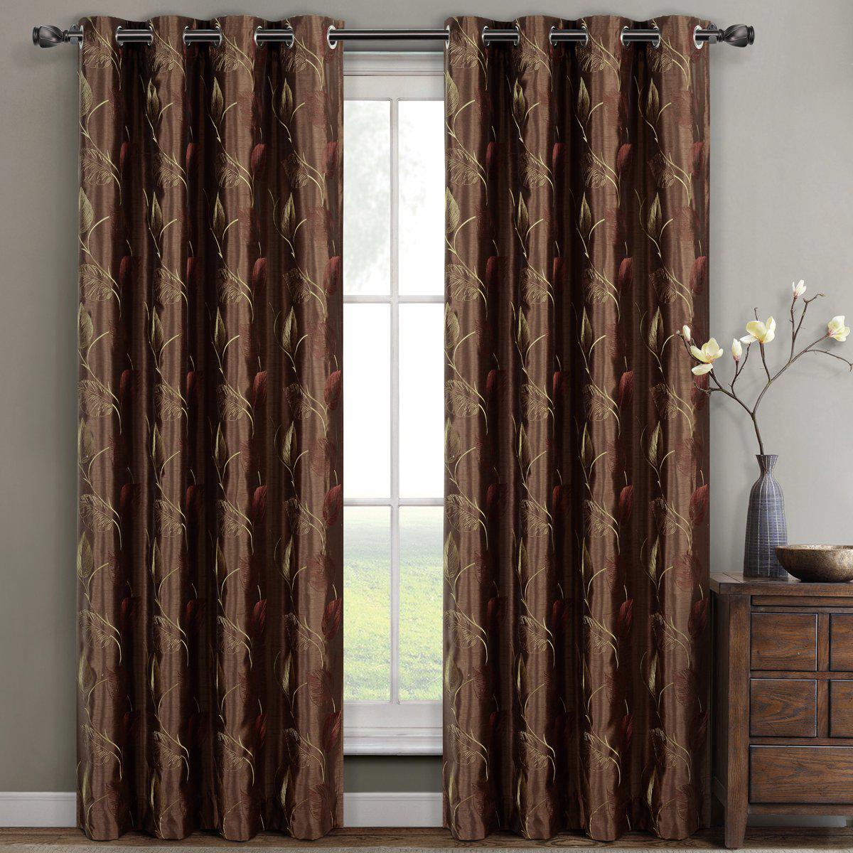 Olivia Embroidered Lined Curtain Panels (Set of 2) - Image 12