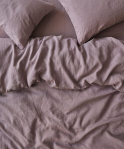 Elderberry 100% Linen Duvet Cover