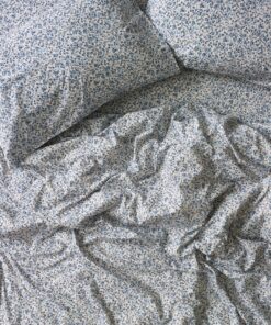 Blue Mini Meadow Cotton Duvet Cover