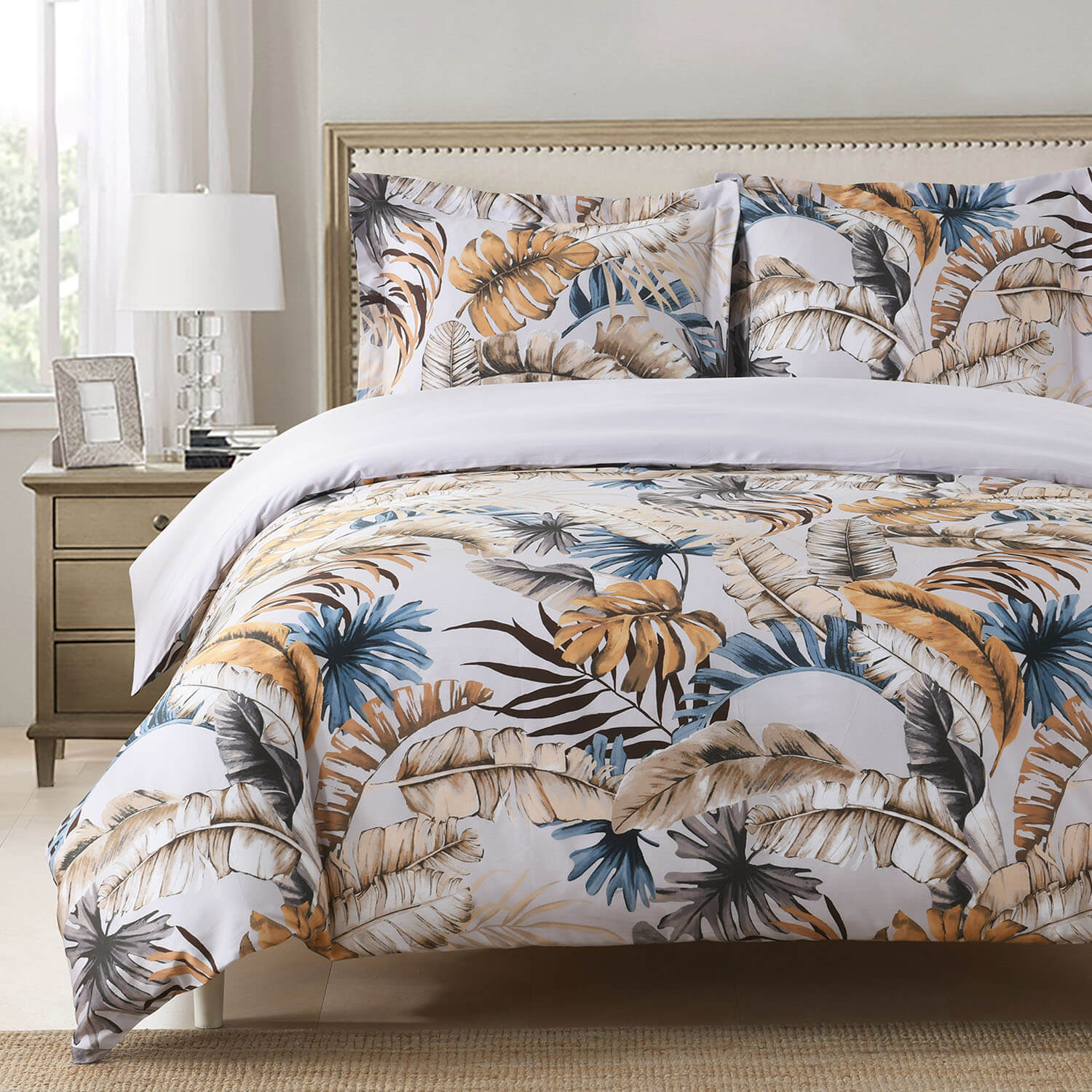 Oasis 100% Cotton Duvet Cover Set - Image 3