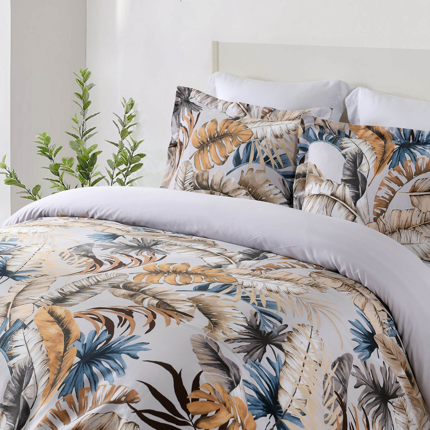 Oasis 100% Cotton Duvet Cover Set - Image 2