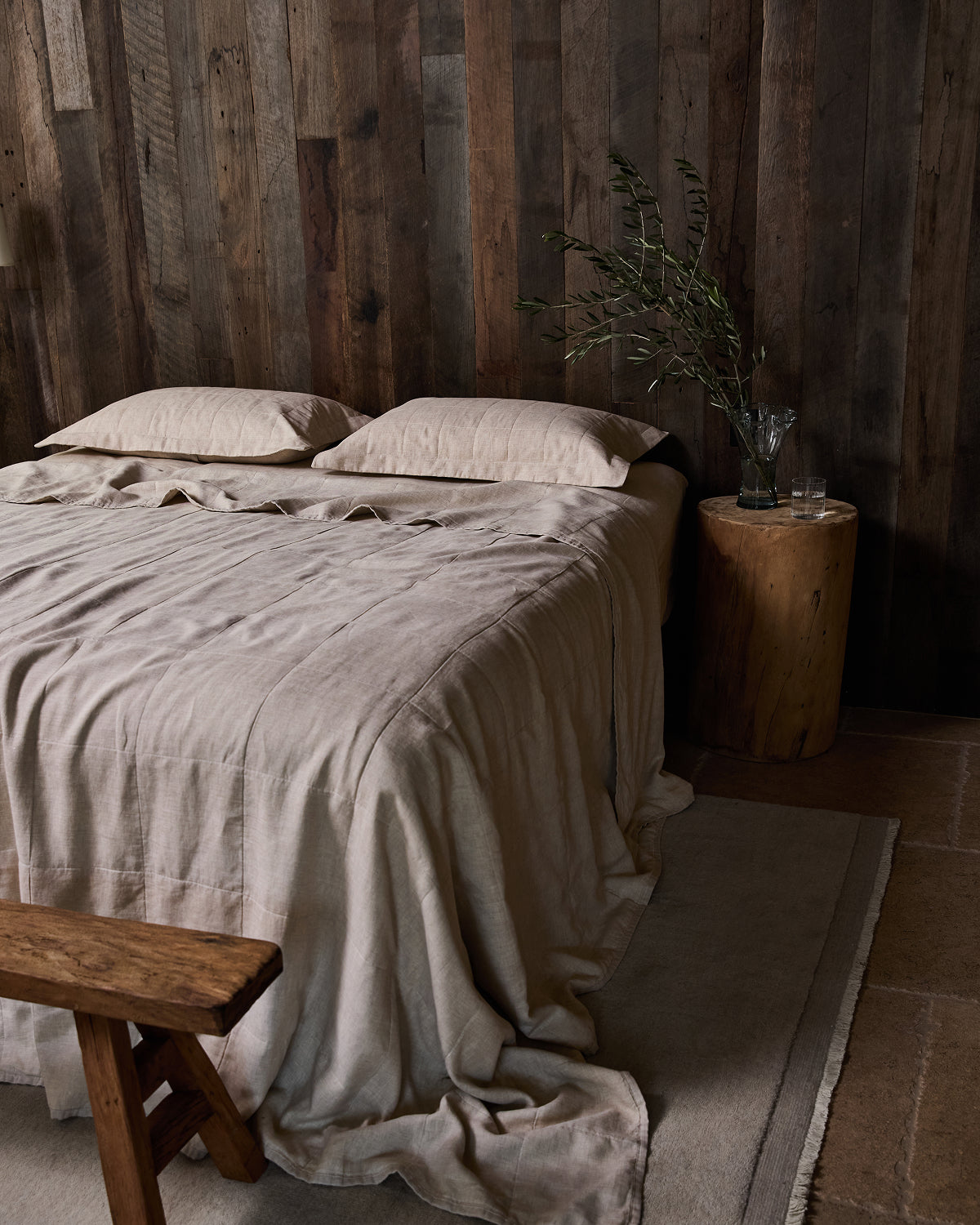 Oatmeal Quilted Pillowcases (Set of Two) - Image 5