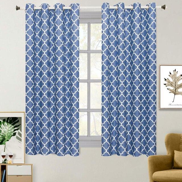 Thermal Insulated Curtain Periwinkle Meridian Pair (Set of 2 Panels) - Image 2