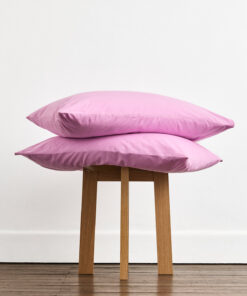 Bubblegum Organic Cotton Percale Pillowcases (Set of Two)