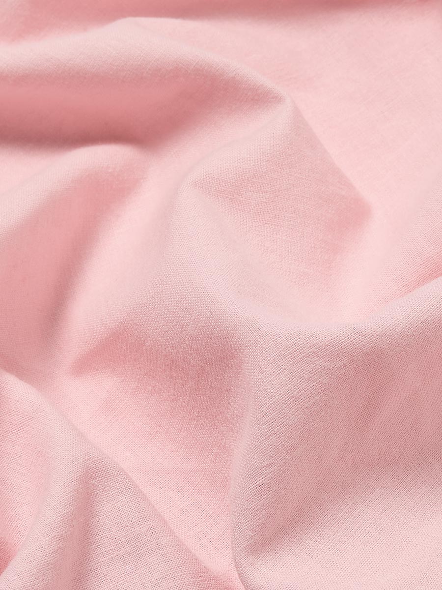 Pink Bloom Kids Linen Blend Fitted Sheet - Image 3