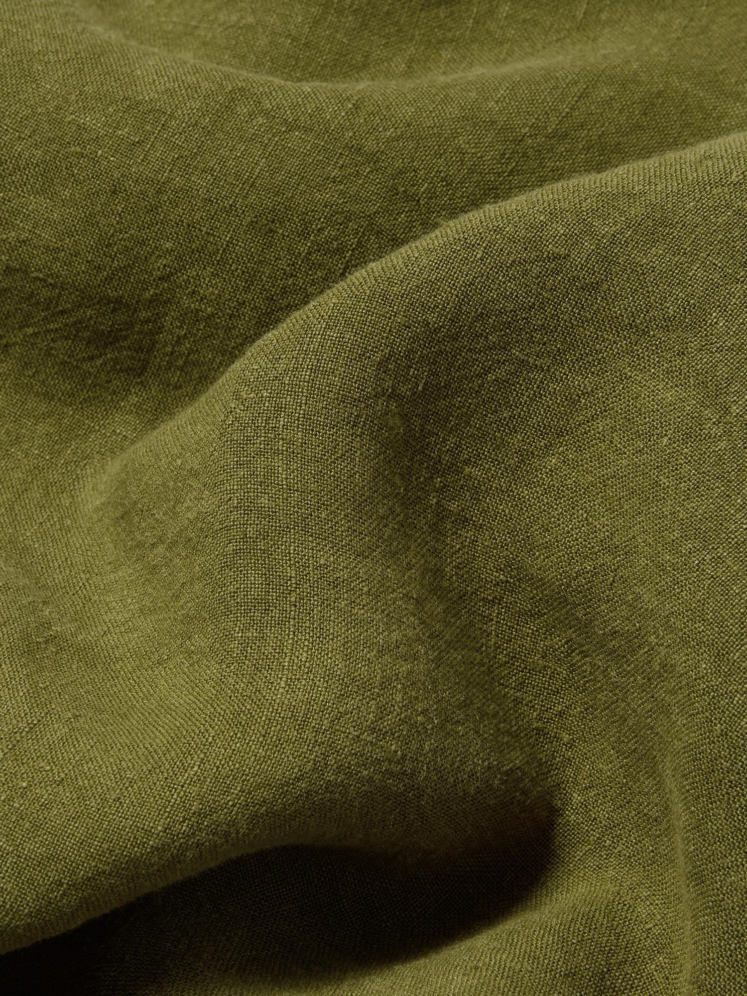 Botanical Green 100% Linen Pillowcases (Pair) - Image 3