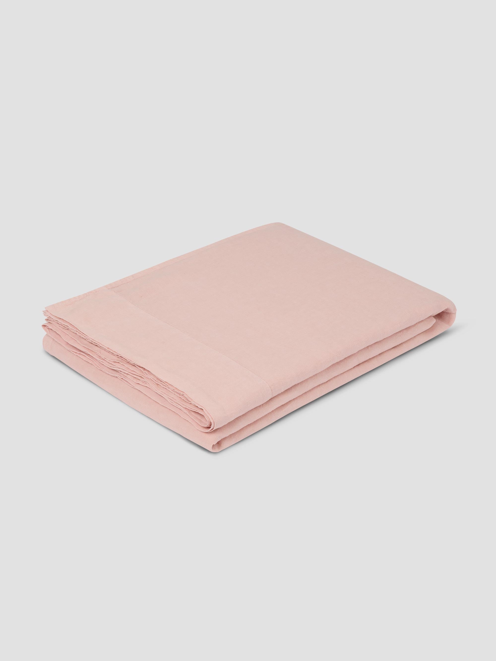 Rose 100% Linen Flat Sheet - Image 2