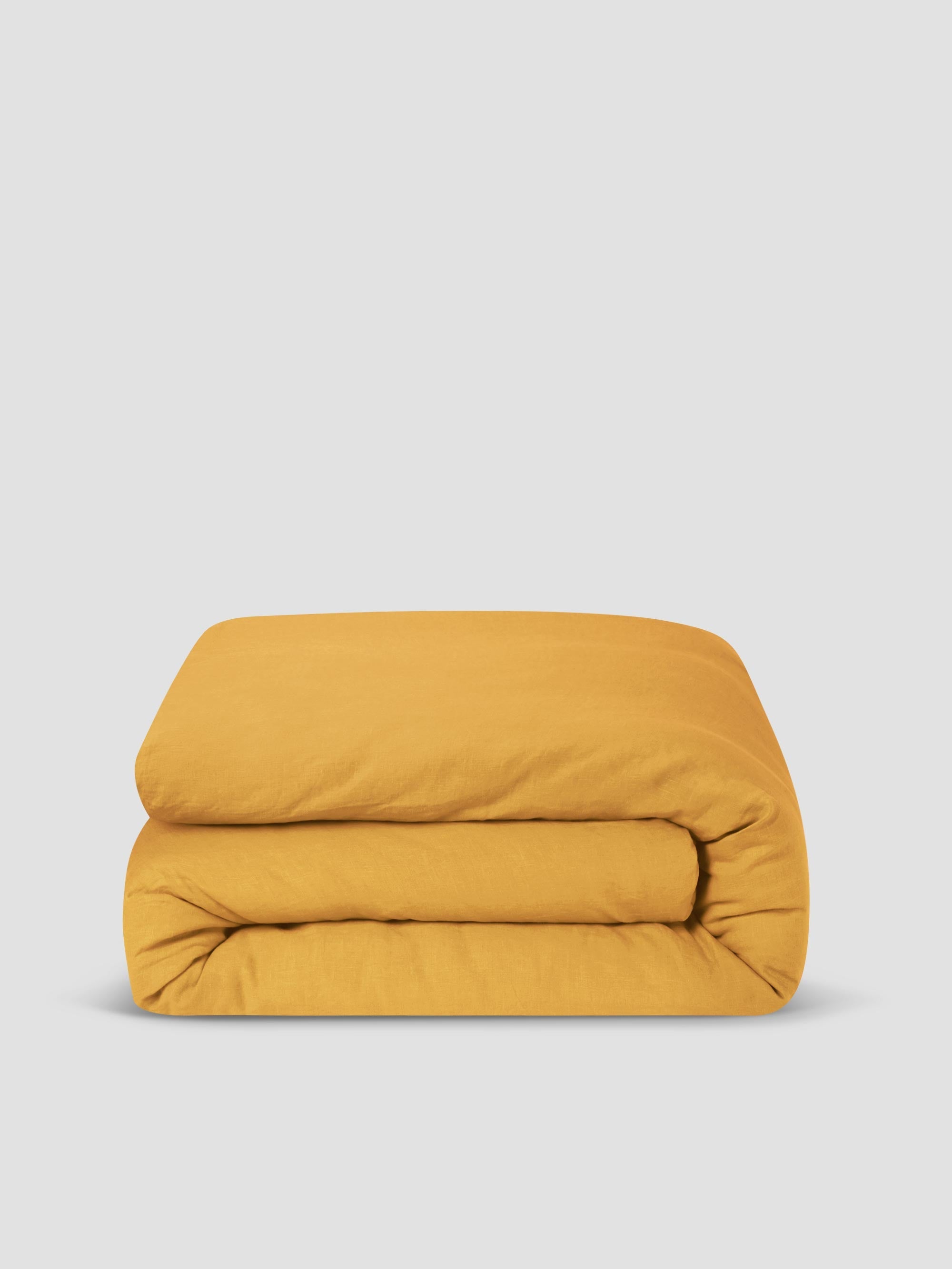 Honey 100% Linen Duvet Cover - Image 3