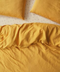 Honey 100% Linen Duvet Cover
