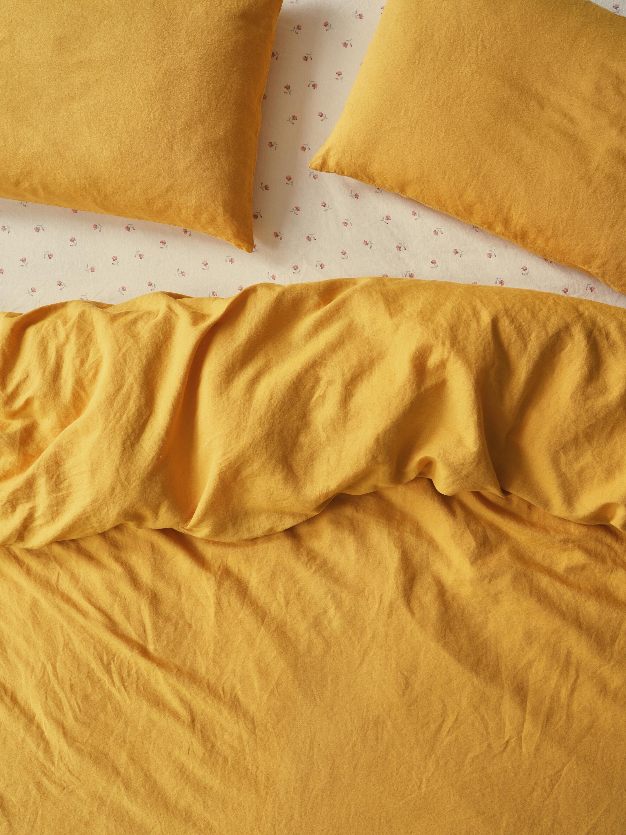 Honey 100% Linen Duvet Cover