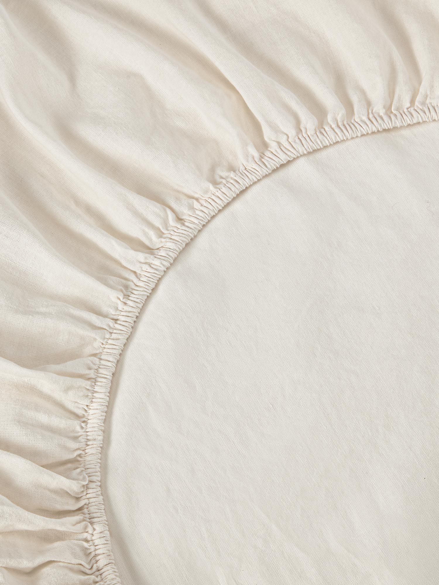 Pearl Linen Blend Fitted Sheet - Image 2