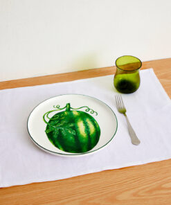 Bed Threads 'Watermelon' Ceramic Dinner Plate