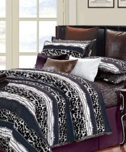 7 Piece Passionate Cotton Duvet Cover Set. Queen