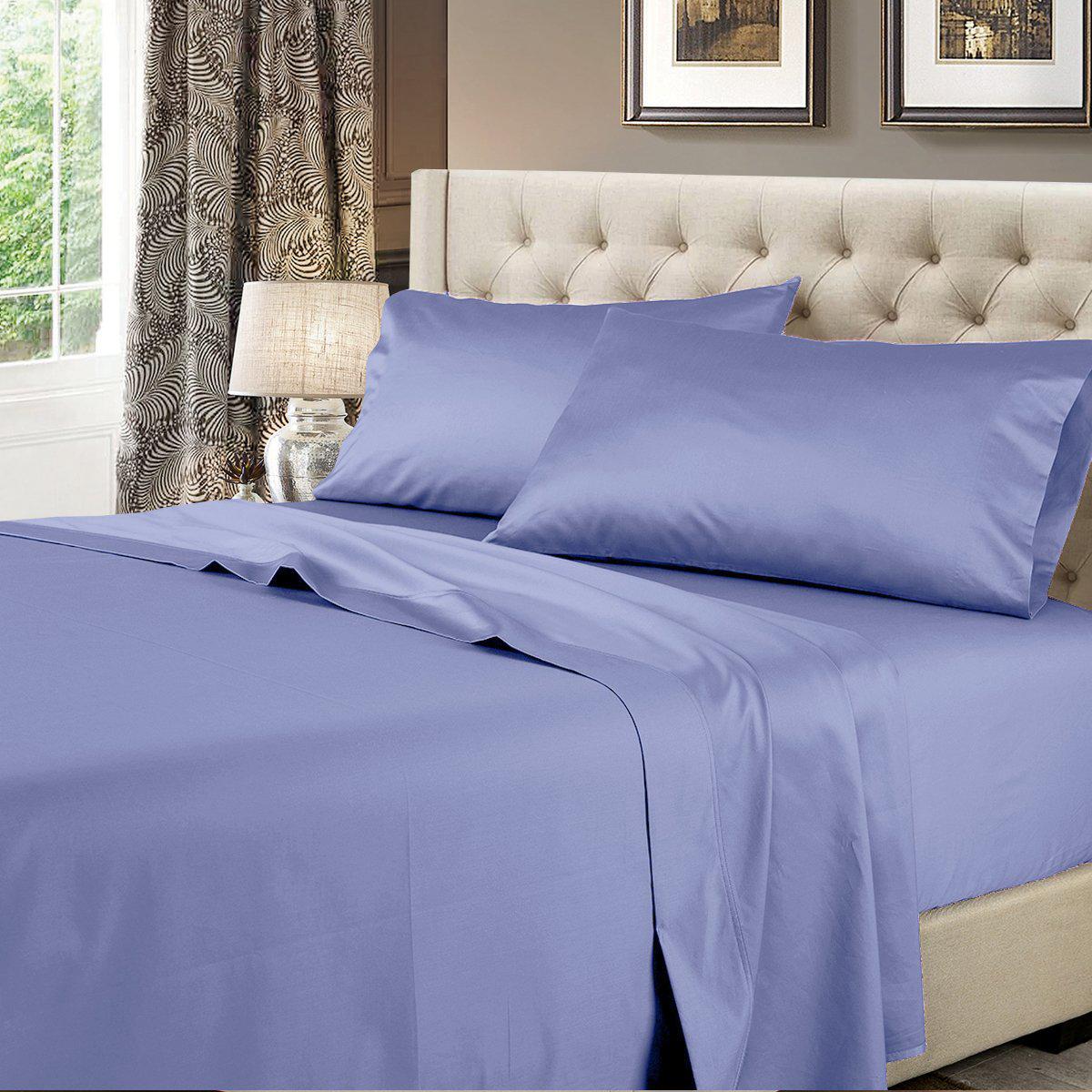 Split Top Flex-Top King Sheet Set - Solid 600 Thread Count - Image 11
