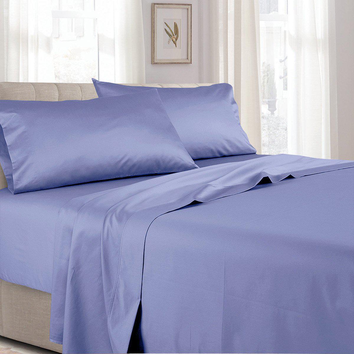 Split California King - Soft Pure Cotton Sateen Sheet Set - Image 15