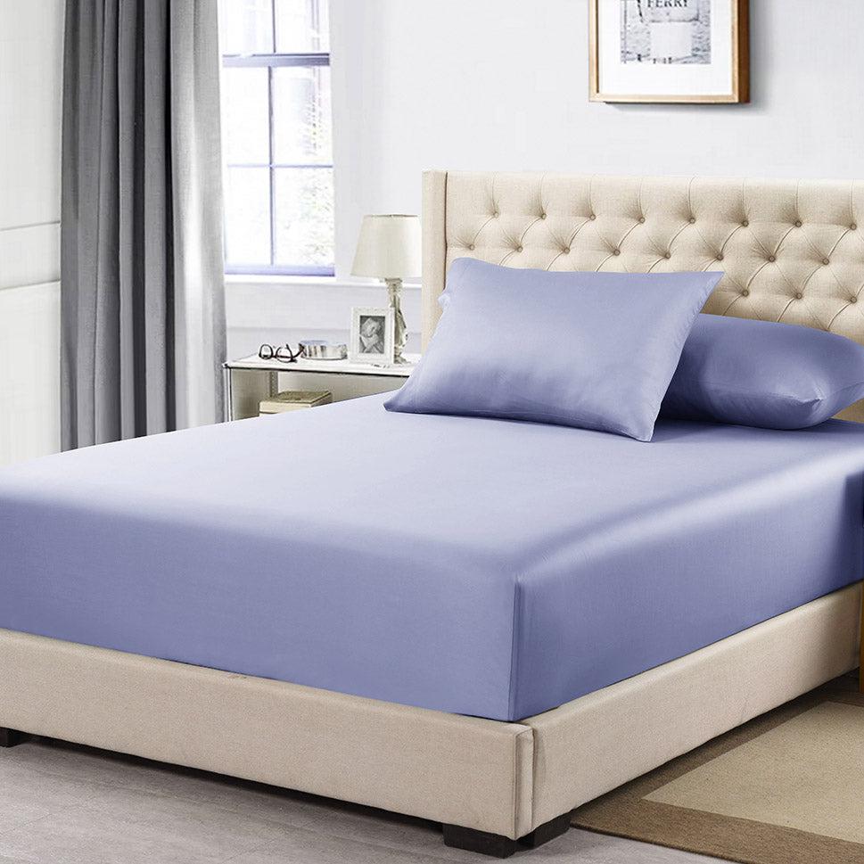 Top Split Flex King Fitted Sheet Only - Solid 608 Thread Count - Image 17