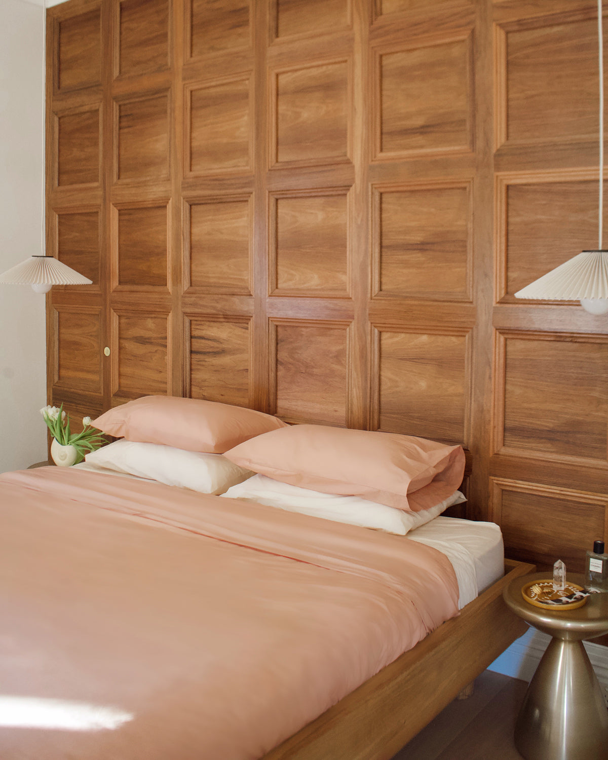 Vanilla Organic Cotton Percale Sheet Set - Image 6