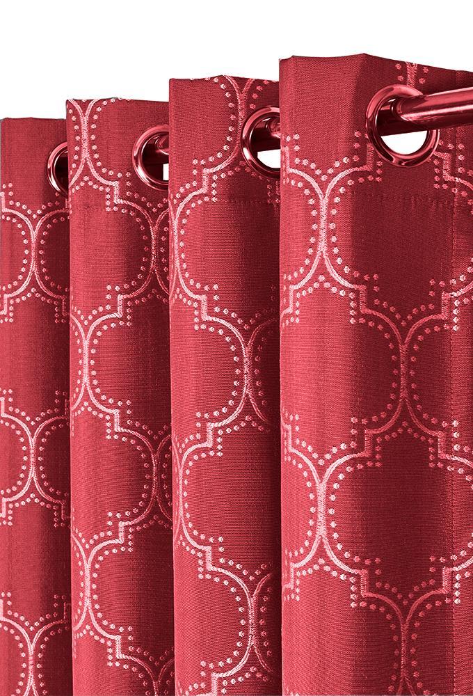100% Blackout Curtain Panels Alana - Woven Jacquard Triple Pass Thermal Insulated (Set of 2 Panels) - Image 6