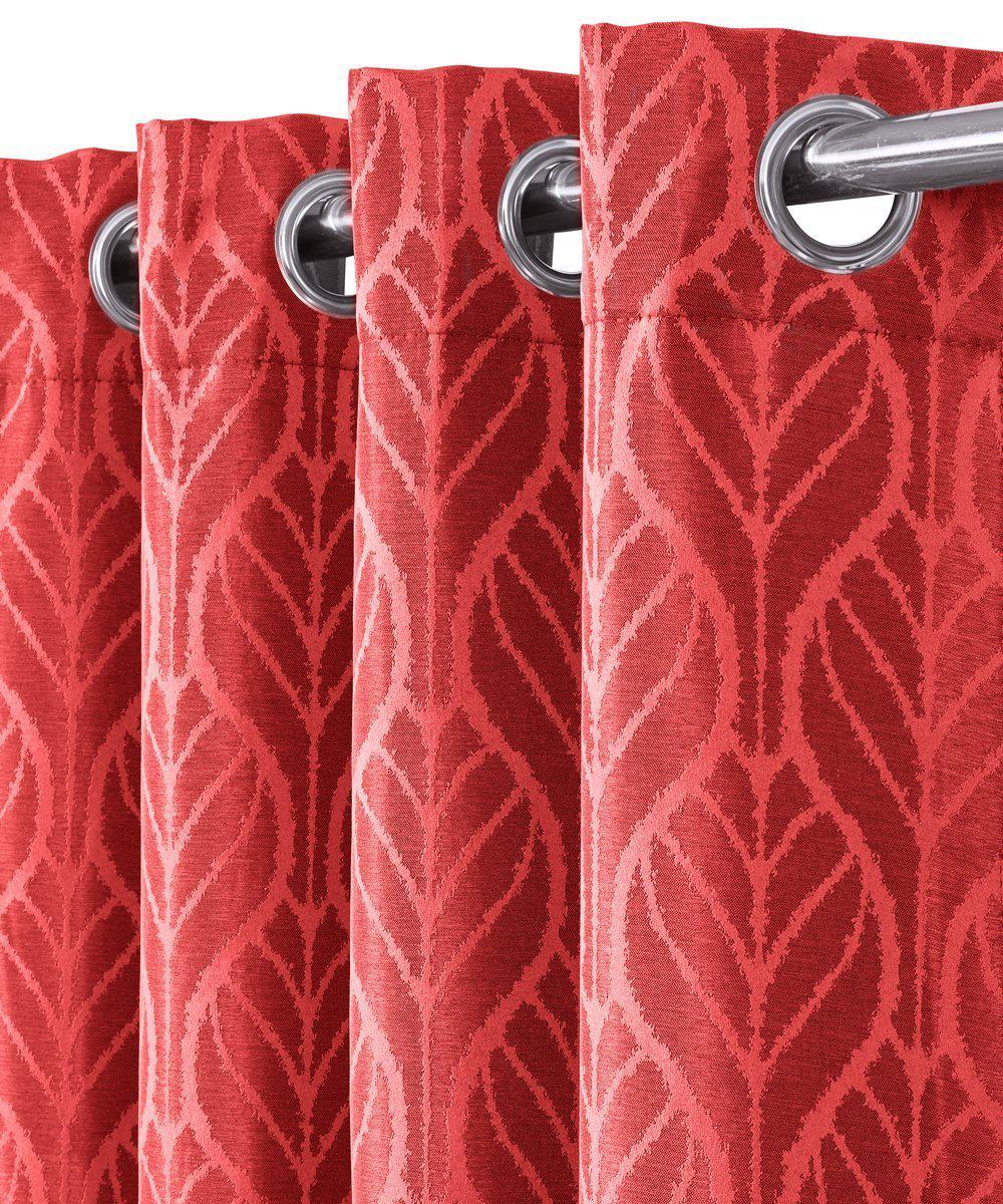 Pair Hilton Blackout Curtains Jacquard Thermal Insulated Set of 2 Panels - Image 3