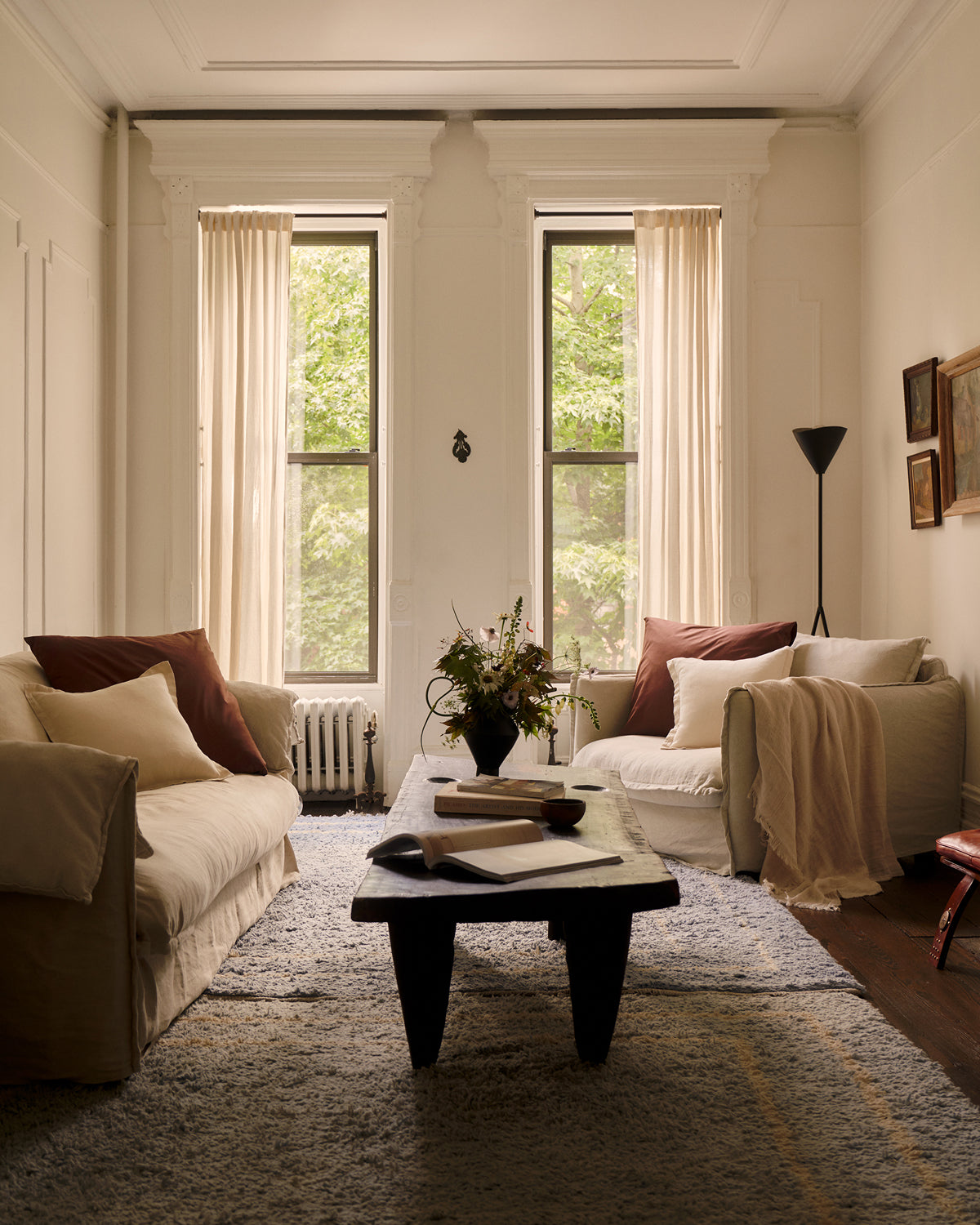 Oatmeal 100% French Flax Linen Muslin Throw - Image 3