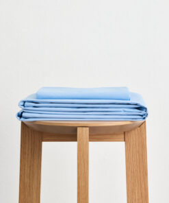 Sky Organic Cotton Percale Sheet Set