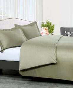 Duvet Cover Set Solid 300 Thread count