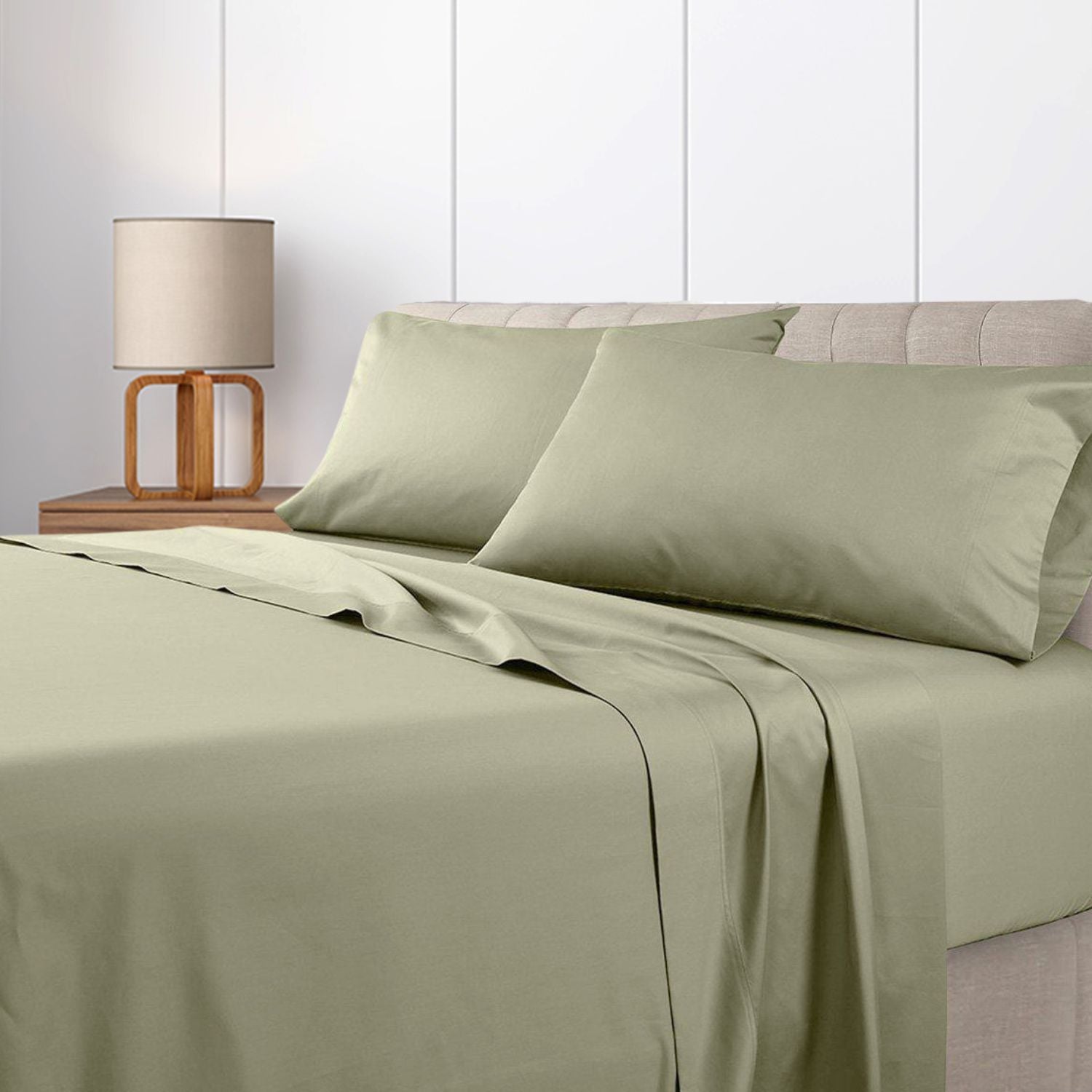 Low Profile Sateen Sheet Set (6-10 Pockets) - 100% Cotton 300 Thread Count - Image 21
