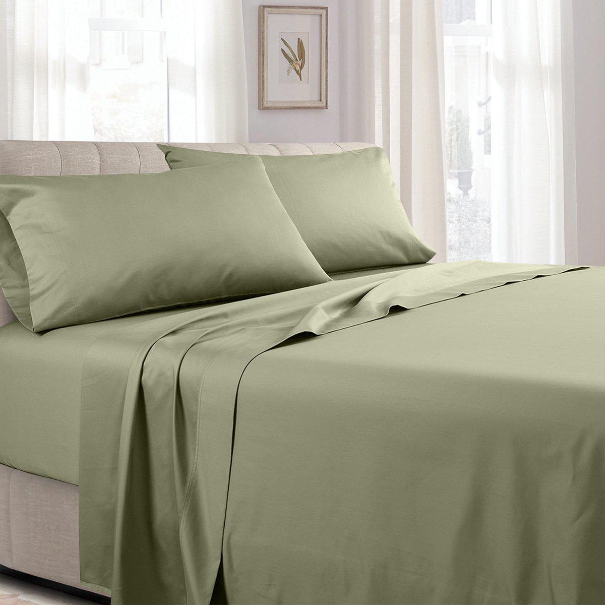 Top Split (Flex Top) California King Sheet Set - 340 Pure Cotton - Image 4