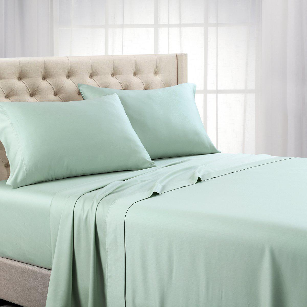 Split King Adjustable Sheet Set - Eucalyptus TENCEL™ Lyocell 600 Thread Count - Image 16