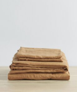 Linen Sheet Set with Pillowcases - Sand