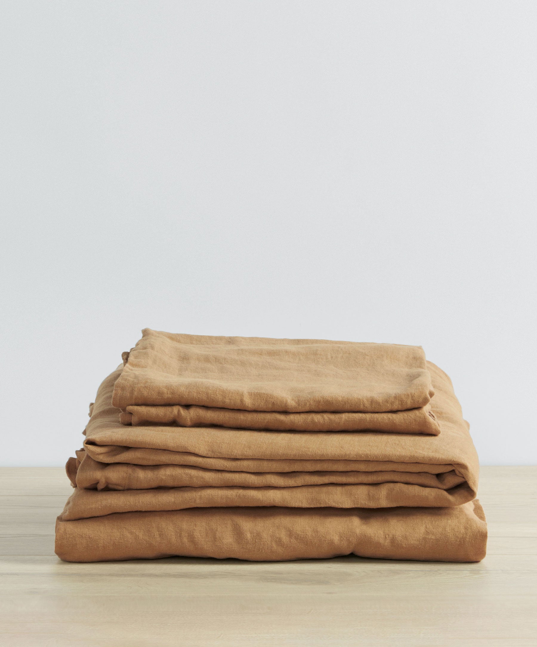 Linen Sheet Set with Pillowcases - Sand