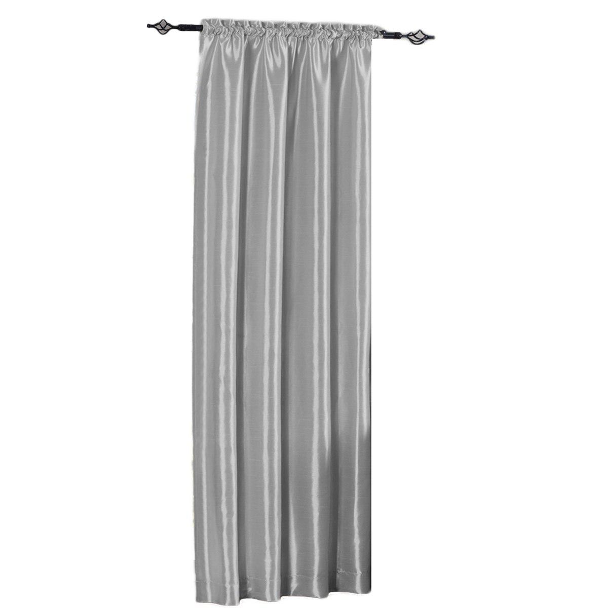 Soho Faux Silk Curtain Panels or Waterfall Valance (Single) - Image 16