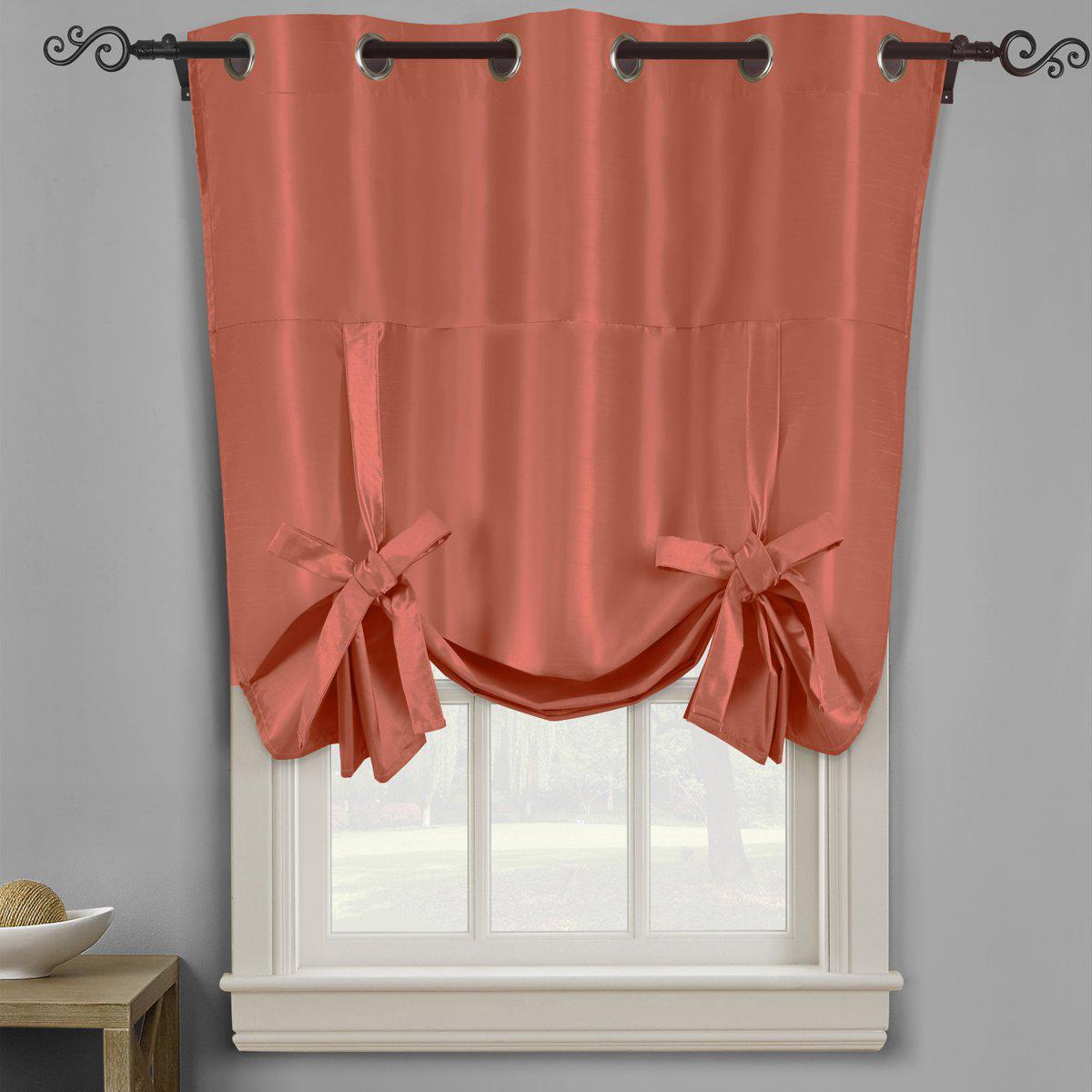 Tie Up Shade for Small Window ( 42 W X 63 L) - Soho Thermal Insulated Blackout Grommet Top Curtains - Image 20