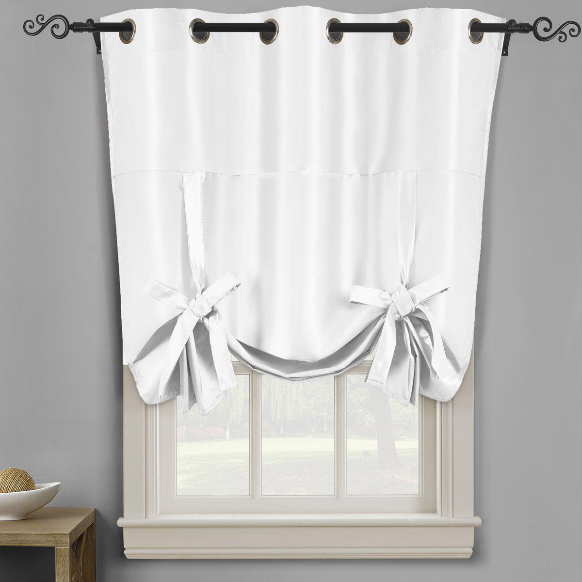 Tie Up Shade for Small Window ( 42 W X 63 L) - Soho Thermal Insulated Blackout Grommet Top Curtains - Image 13