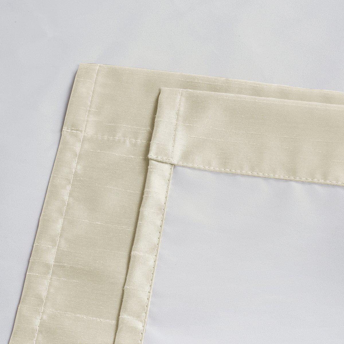 Rod Pocket Tie Up Shade for Small Window (42 W X 63 L) Soho Blackout Curtain - Image 18